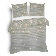 Heckettlane Dekbedovertrek Noah (Flanel) - Starry Grey