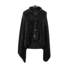 Unique Living Omslagplaid Nox - Black