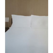 Yellow Dekbedovertrek Pavlos - Eenpersoons - 140x200/220 cm - White