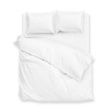 Zo! Home Dekbedovertrek Percalle - Crystal White