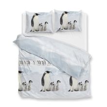 Zo! Home Dekbedovertrek Pingu (Flanel) - White