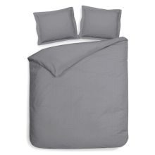 Heckettlane Dekbedovertek Punto - Glacier Grey