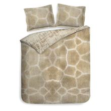 Heckett & Lane Dekbedovertrek Rishi - Skin Beige