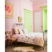 Room Seven Dekbedovertrek Rose Bunch - Litsjumeaux - 240x200/220 cm - Yellow