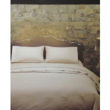 Sisley Casa Dekbedovertrek Uni S - Litsjumeaux XL - 260x200/220 cm - Beige