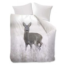 Beddinghouse Dekbedovertrek Snow Deer - Tweepersoons - 200x200/220 cm - Grey