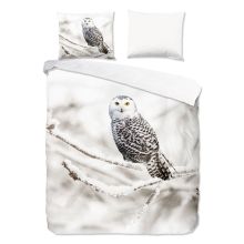 Good Morning Dekbedovertrek Snowy Owl (Flanel) - White