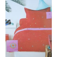 Beddinghouse Dekbedovertrek Sombrero - Eenpersoons - 140x200/220 cm - Rood