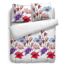 HnL Pure Cotton Dekbedovertrek Spring Blossom - Litsjumeaux XL - 260x200/220 cm - Multi