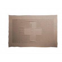 Stapelgoed Plaid Cross Roads - 100x150 cm - Bruin