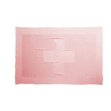 Stapelgoed Plaid Cross Roads - 100x150 cm - Roze