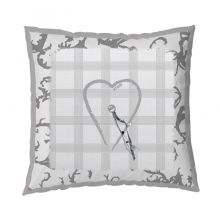 Stapelgoed Sierkussen Sweet Heartz - 75x75 cm - Grijs