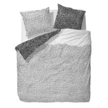 Essenza Dekbedovertrek Starling - Eenpersoons - 150x210 + 50x60 cm - Black