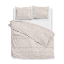 Zo! Home Dekbedovertrek Striscia - Cream Tan