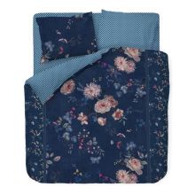 Pip Studio Dekbedovertrek Tokyo Bouquet - Dark Blue