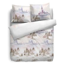 HnL Pure Cotton Dekbedovertrek Toscane - Eenpersoons - 135x200 + 80x80 cm - Multi