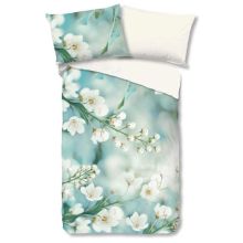 Good Morning Dekbedovertrek True - Eenpersoons - 135x200 + 80x80 cm - Mint