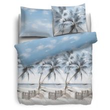 HnL Refined Dekbedovertrek Tuur - Litsjumeaux XL- 260x200/220 cm - Blauw