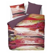Essenza Dekbedovertrek Vance - Eenpersoons - 150x210 + 50x60 cm - Red