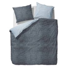 Marc O'Polo Dekbedovertrek Vari - Eenpersoons - 150x210 + 50x60 cm - Marine