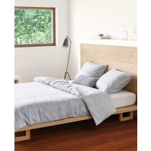 Marc O'Polo Dekbedovertrek Veln - Litsjumeaux XL - 260x200/220 cm - Silver