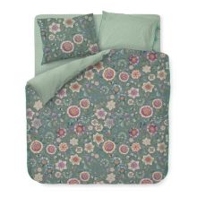 Pip Studio Dekbedovertrek Viva Las Flores - Green