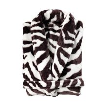 Zo! Home Badjas Zebra - Brown/White