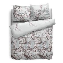 HnL Pure Cotton Dekbedovertrek Zeno - Litsjumeaux XL - 260x200/220 cm - Blue