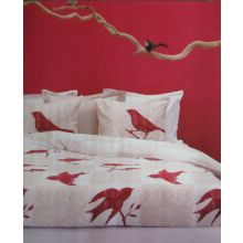 Beddinghouse Dekbedovertrek Lavandou - Eenpersoons - 140x200/220 cm - Red