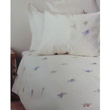 Marjolein Bastin Dekbedovertrek Bloem - Litsjumeaux - 240x200/220 cm - Naturel