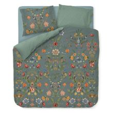 Pip Studio Dekbedovertrek Botanico Verde - Blue