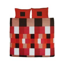 Beddinghouse Dekbedovertrek Crivino - Eenpersoons - 140x200/220 cm - Aubergine