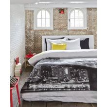 Beddinghouse Dekbedovertrek Downtown - Litsjumeaux - 240x200/220 cm - Black