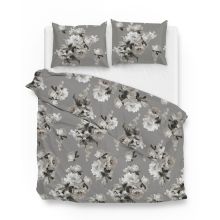 Zo! Home Dekbedovertrek Ella (Flanel) - Grey
