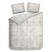 Heckettlane Dekbedovertek Esmeralda - Beige