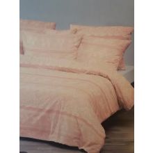 Estrella Dekbedovertrek Roza - Eenpersoons - 140x200/220 cm - Soft Pink