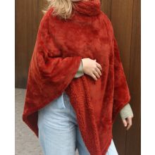 Poncho Kopenhagen - Terracotta