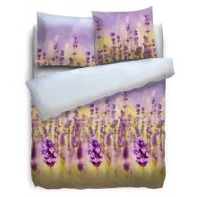 HnL Pure Cotton Dekbedovertrek Lavender - Litsjumeaux - 240x200/220 cm - Multi