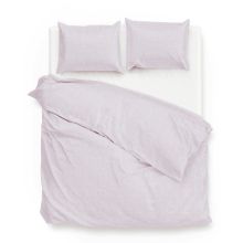 Zo! Home Dekbedovertrek Lino - Grey Lilac