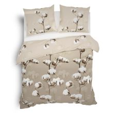 Heckettlane Dekbedovertrek Moos (Flanel) - Natural Beige