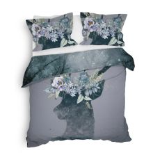 Heckettlane Dekbedovertrek Myrthe - Dark Grey