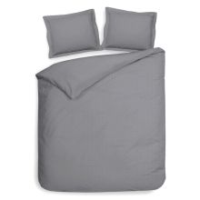 Heckettlane Dekbedovertek Punto - Glacier Grey