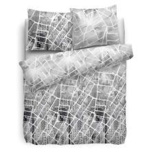 HnL Refined Dekbedovertrek Scenery - Litsjumeaux - XL 260x200/220 cm - Grijs