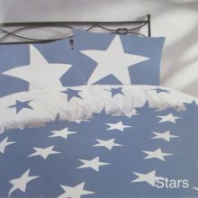 Day Dream Dekbedovertrek Stars - Litsjumeaux - 240x200/220 cm - Blauw