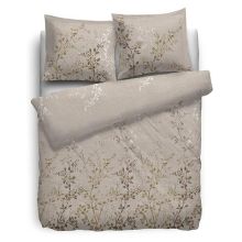 HnL Pure Cotton Dekbedovertrek Timo - Eenpersoons - 135x200 + 80x80 cm - Naturel