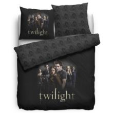 Twilight Dekbedovertrek Cullens - Eenpersoons - 140x200/220 cm - Zwart