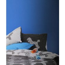 Beddinghouse Dekbedovertrek Vito - Litsjumeaux - 240x200/220 cm - Zwart
